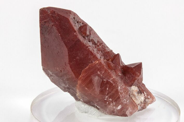 Natural Red Quartz Crystal - Morocco #213210